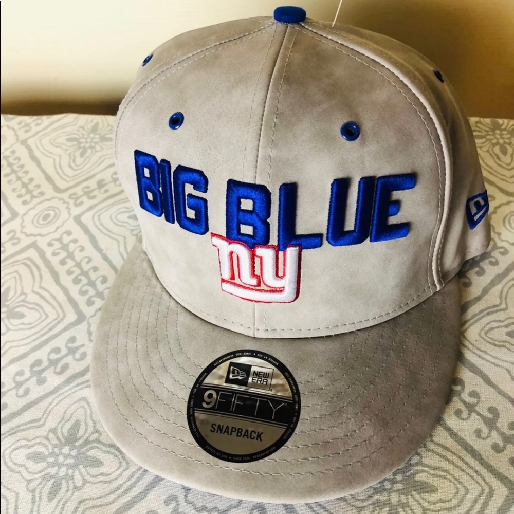 NY Giants NFL Gmen suede snapback hat